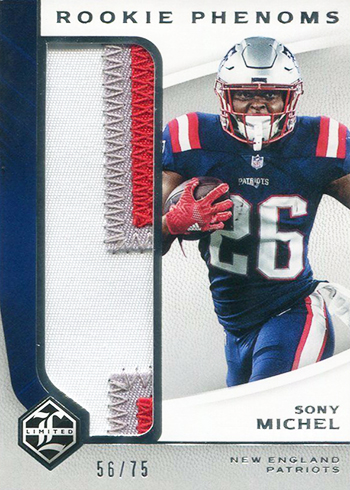 2018 Limited Football Rookie Phenoms Sony Michel