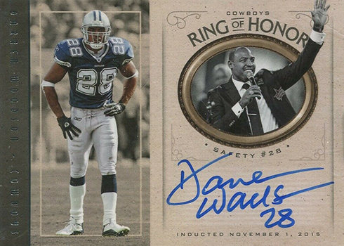 2018 Panini One Football Ring of Honor Darren Woodson