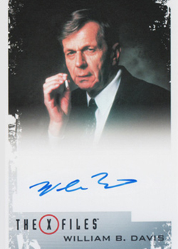2019 Rittenhouse X-Files Archives Classic Autographs Williams B Davis