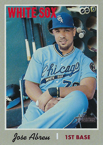 2019 Topps Heritage Throwback Variations 483 Jose Abreu