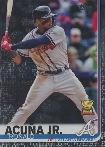 2019 Topps Series 1 Baseball Black Ronald Acuna Jr