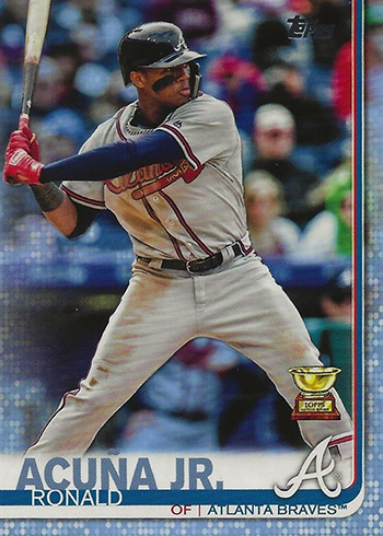 2019 Topps Series 1 Baseball Blue Ronald Acuna