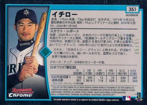 11 Scarce Ichiro Suzuki Rookie Card Parallels Seldom Seen Today