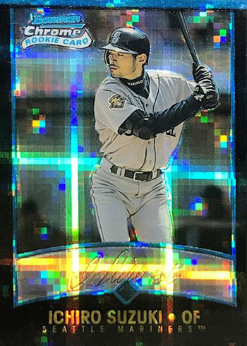 11 Scarce Ichiro Suzuki Rookie Card Parallels Seldom Seen Today