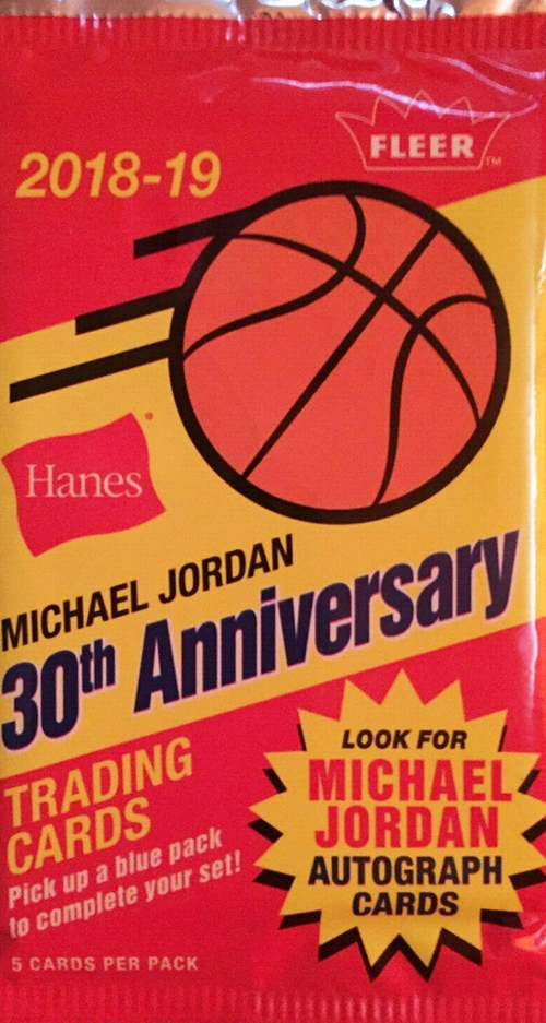 2018-19 Fleer Hanes Michael Jordan Checklist, Promotion & Cards Info