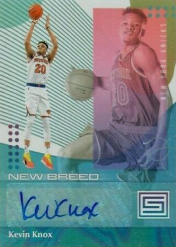 2018-19 Panini Status Basketball New Breed Autographs Kevin Knox