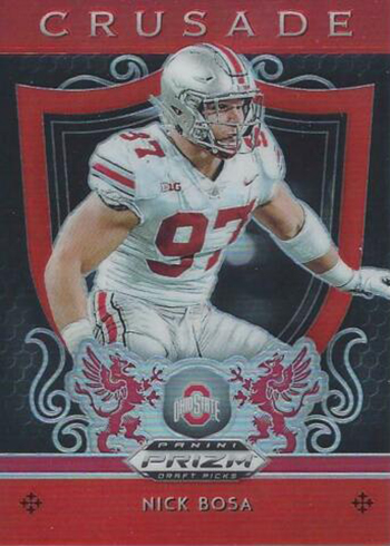 2019 Panini Prizm Draft Picks Football Crusade Nick Bosa