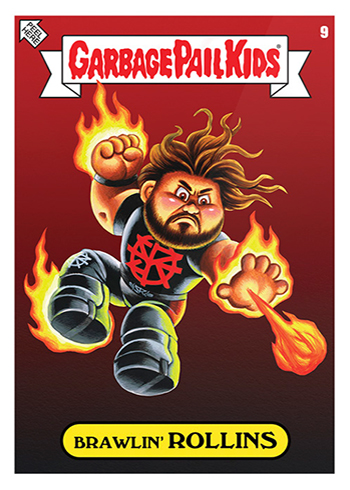 2019 Topps WWE x Garbage Pail Kids 9 Brawlin Rollins