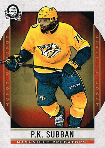 2018-19 O-Pee-Chee Coast-to-Coast Hockey Variations 109 PK Subban