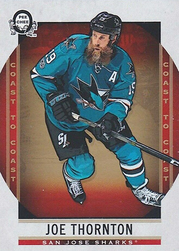 2018-19 O-Pee-Chee Coast-to-Coast Hockey Variations 8 Joe Thornton