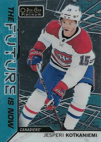 2018-19 O-Pee-Chee Platinum Hockey The Future Is Now Jesperi Kotkaniemi