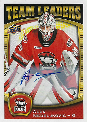 2018-19 Upper Deck AHL Team Leaders Autographs Alex Nedeljkovic
