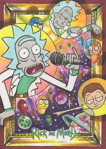 2019 Cryptozoic Rick and Morty Season 2 Sketch Card