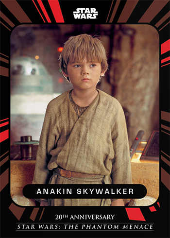 2019 Topps On-Demand Star Wars The Phantom Menace 20th Anniversary Base Anakin Skywalker