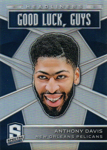 2018-19 Panini Spectra Basketball Headliners Anthony Davis