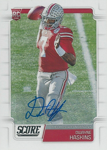 2019 Score Football Cards Checklist, Team Set Lists, Release Date