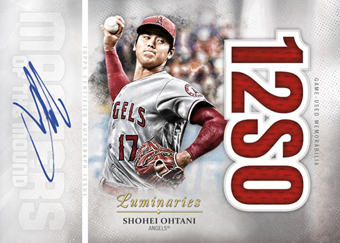 2019 Topps Luminaries Baseball Masters of the Mound Autograph Relic