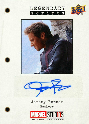 2019 Upper Deck Marvel Studios: The First Ten Years Trading Cards