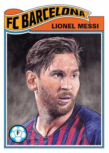 Topps UEFA Champions League Living Set 1 Lionel Messi