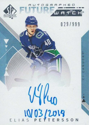 2018-19 SP Authentic Hockey Checklist, Team Set Lists, Pack Odds