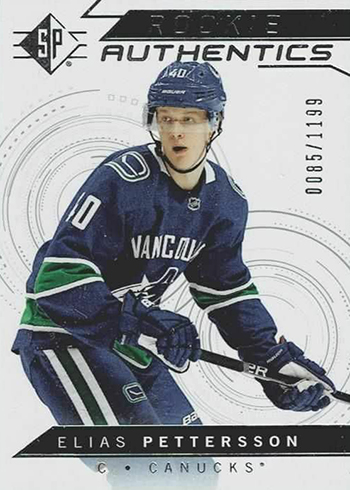 2018-19 SP Hockey Elias Pettersson RC