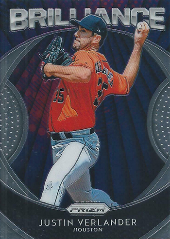 2019 Panini Prizm Baseball Brilliance Justin Verlander