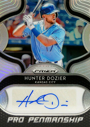 2019 Panini Prizm Baseball Pro Penmanship Hunter Dozier