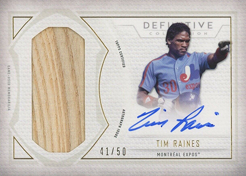 2019 Topps Definitive Collection Baseball Checklist, Team Set Lists