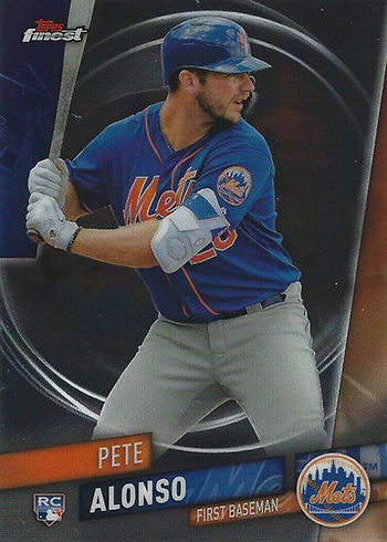 2019 Topps Finest Baseball 44 Pete Alonso RC