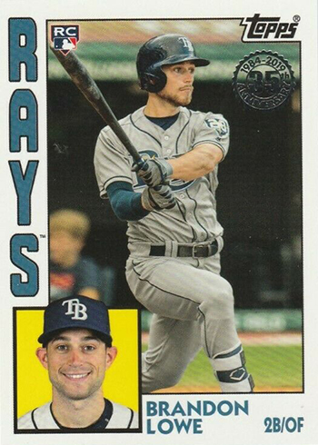 2019 Topps Series 2 Baesball 1984 Topps Rookies Brandon Lowe