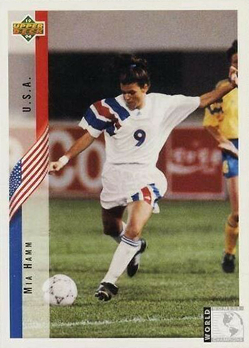 1994 Upper Deck World Cup Contenders Mia Hamm