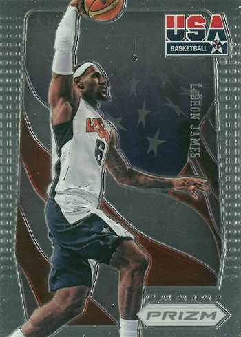 2012-13 Panini Prizm Basketball USA Basketball LeBron James