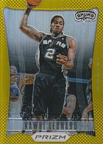 2012-13 Panini Prizm Kawhi Leonard Gold Prizms