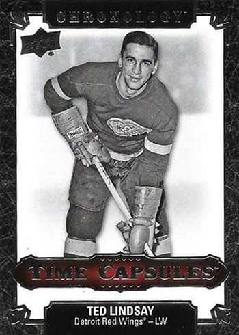 2018-19 Upper Deck Chronology Hockey Time Capsules Black Ted Lindsay