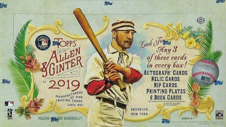 2019 Topps Allen & Ginter Baseball Checklist, Team Set Lists, Odds, Info