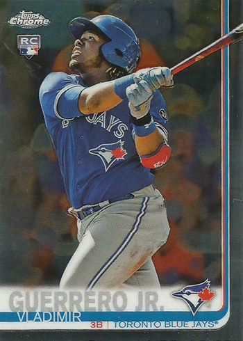 2019 Topps Chrome Baseball Vladimir Guerrero Jr RC