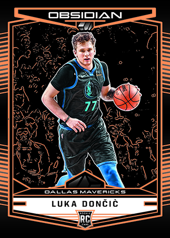 2018-19 Panini Obsidian Basketball Base Orange Etch