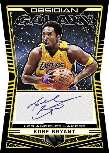 2018-19 Panini Obsidian Basketball Galaxy Autograph Kobe Bryant