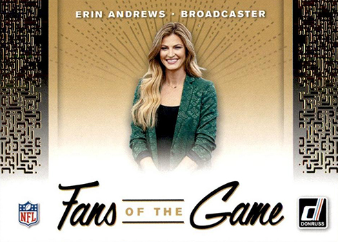 2019 Donruss Football Fans of the Game Erin Andrews