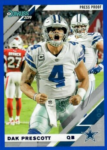 2019 Donruss Football Variations 73 Dak Prescott