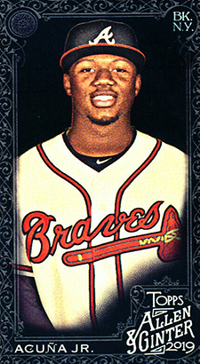 2019 Topps Allen & Ginter X Checklist, Team Set Lists, Details