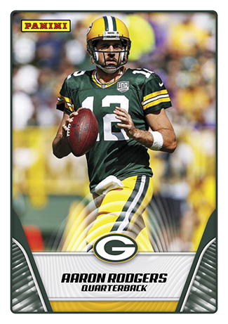 2019 Panini NFL Stickers Aaron Rodgers