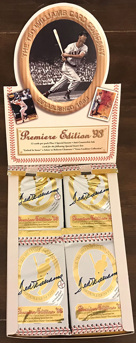 1993 Ted Williams Baseball Cards Box Break and Breakdown