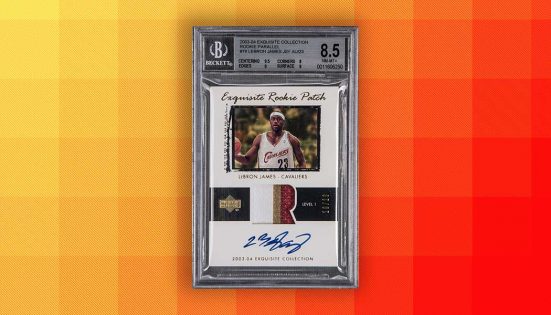 exquisite rookie patch lebron james