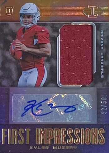 2019 Panini Illusions Football Kyler Murray First Impressions