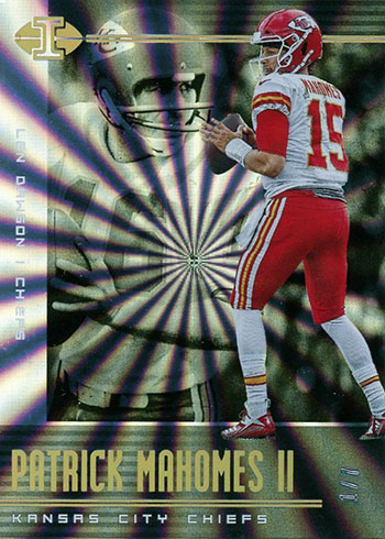 2019 Panini Illusions Football Trophy Collection Division Patrick Mahomes