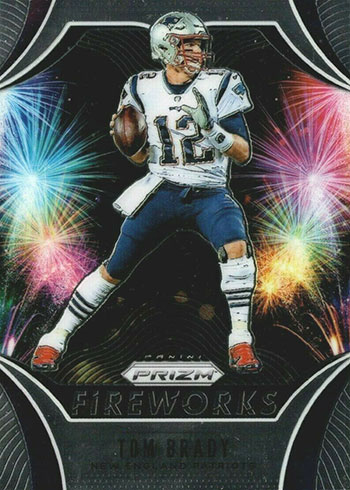 2019 Panini Prizm Football Fireworks Tom Brady