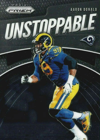 2019 Panini Prizm Football Unstoppable Aaron Donald