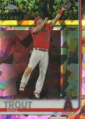 2019 Topps Chrome Sapphire Mike Trout