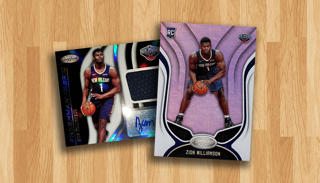 2019-20 Panini Chronicles Playbook Basketball #169 Zion Williamson